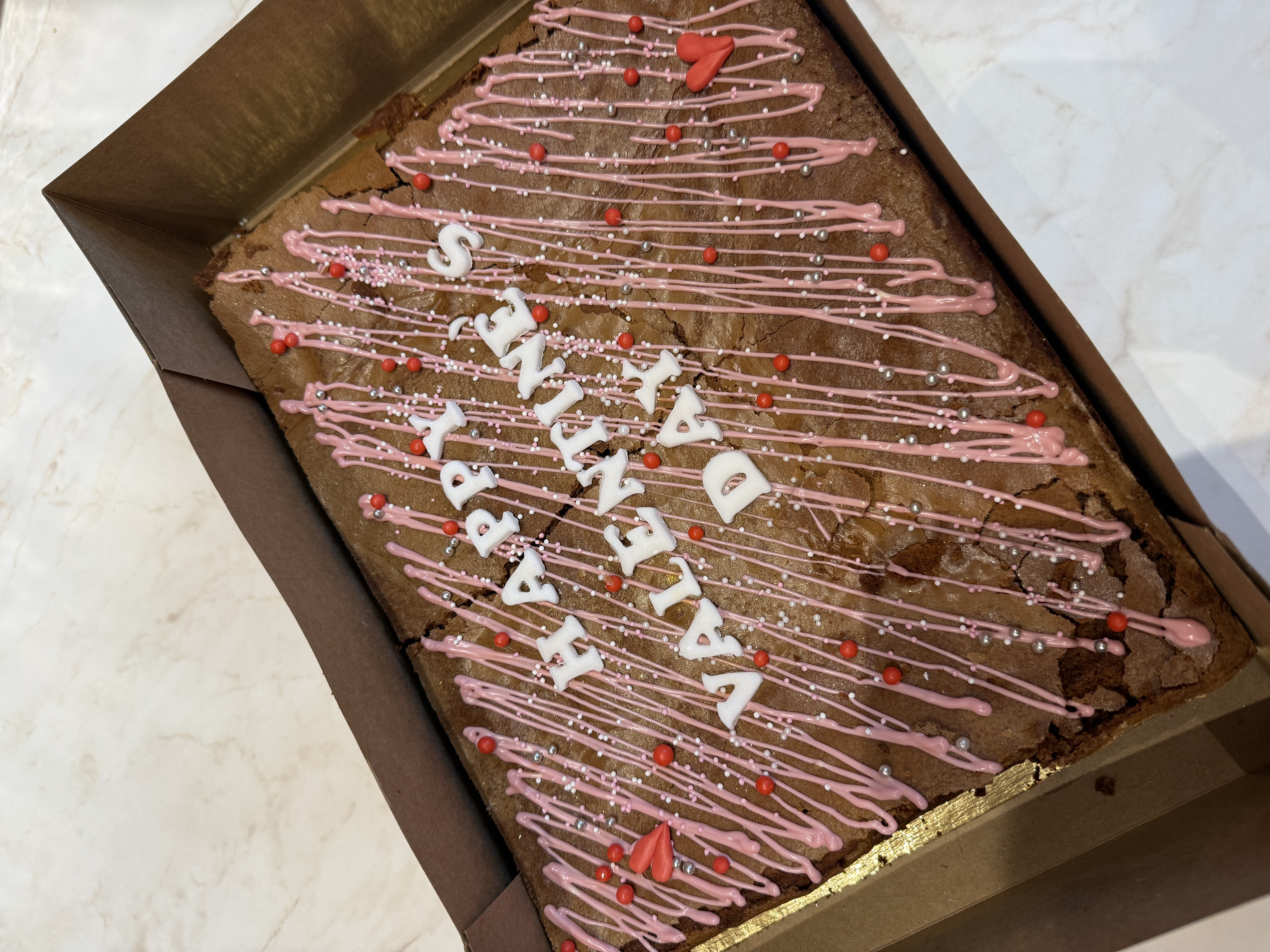 Brownies — création Cakeland