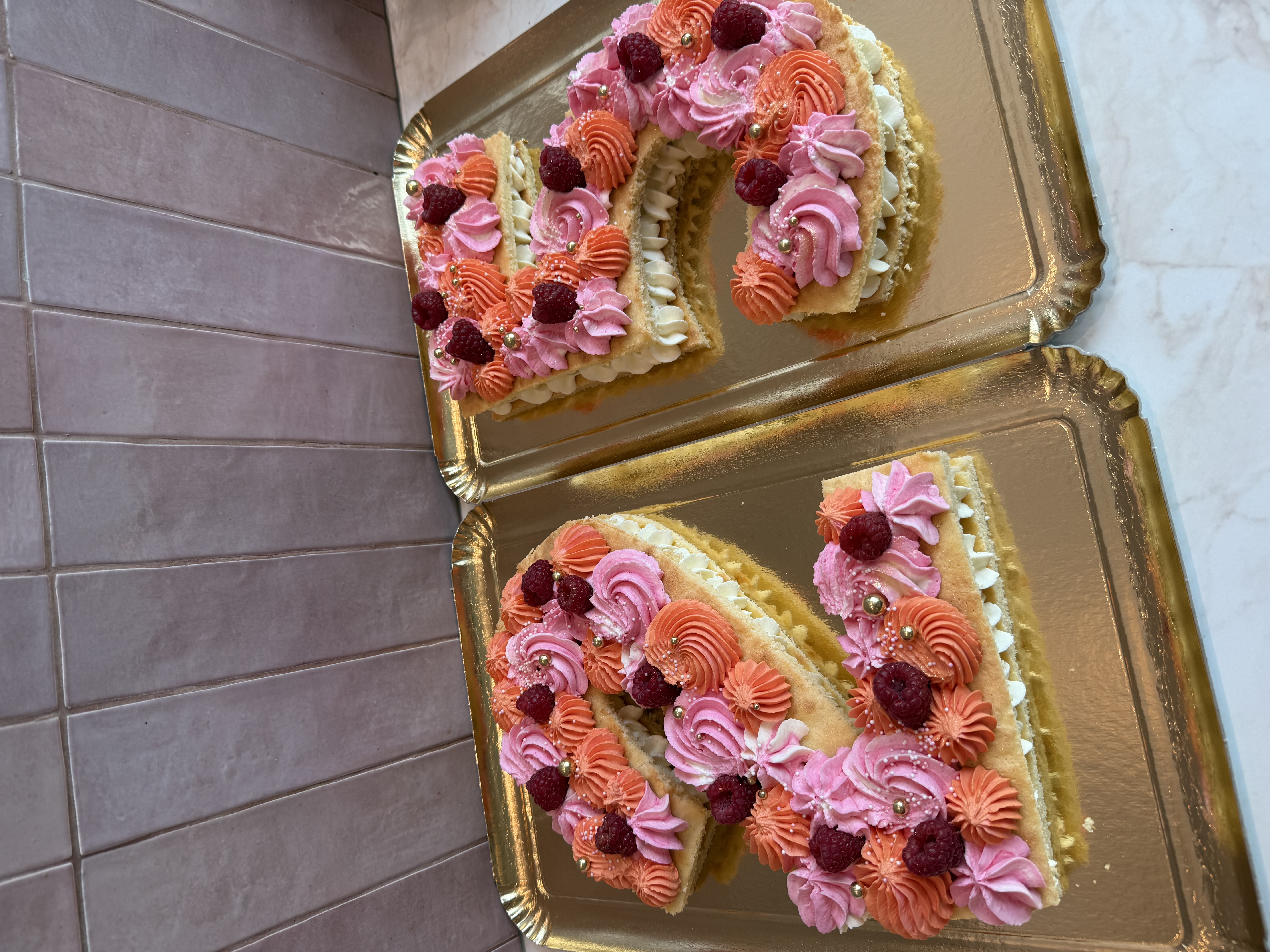 Number cakes — création Cakeland